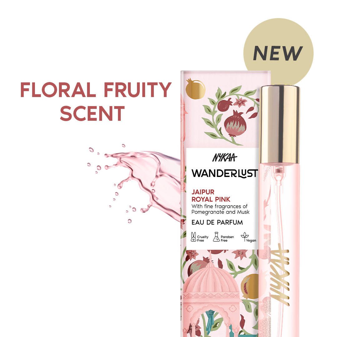 Nykaa Wanderlust Mini Travel Size Perfume for Women - Jaipur Royal Pink | Fruity & Floral Scent - view 48