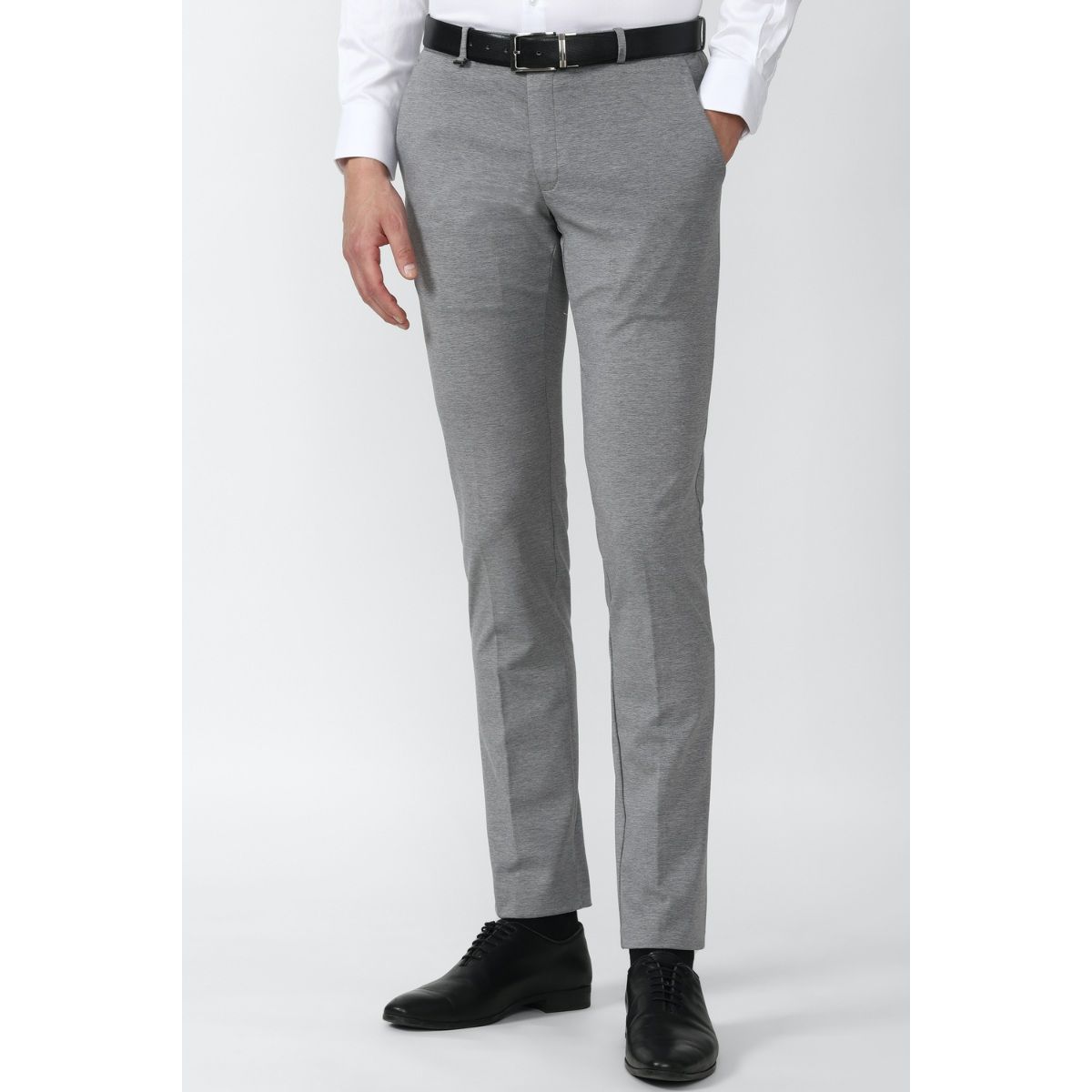Buy WES Formals by Westside Black Checked Ultra Slim Fit Trousers for  Online @ Tata CLiQ