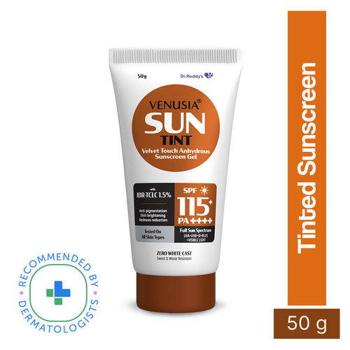 Venusia Sun Tint SPF 115, Highest SPF, Matte-finish, Brightening and Lightweight
