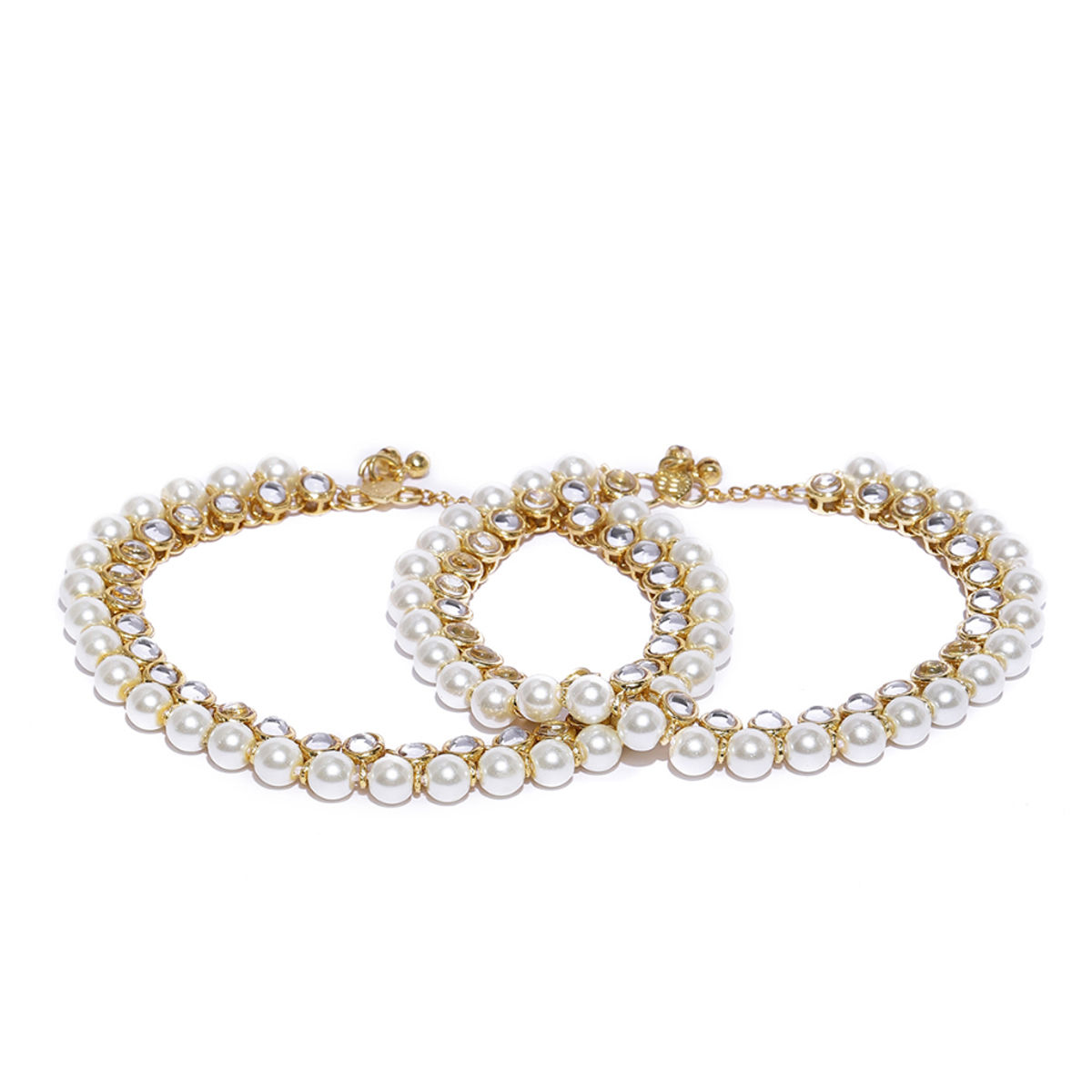 Zaveri Pearls Gold Tone Kundan \u0026 Pearls 