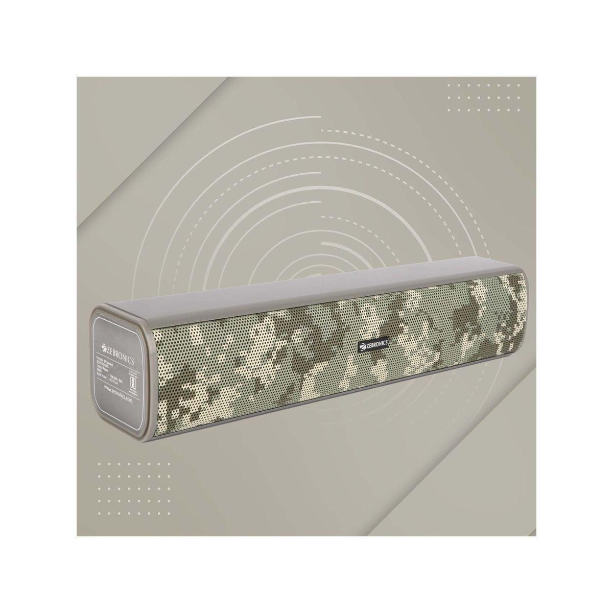 Zebronics Speaker With Bluetooth Support, USB, Aux, MSD And Built In FM, ZebVita Plus(Ice