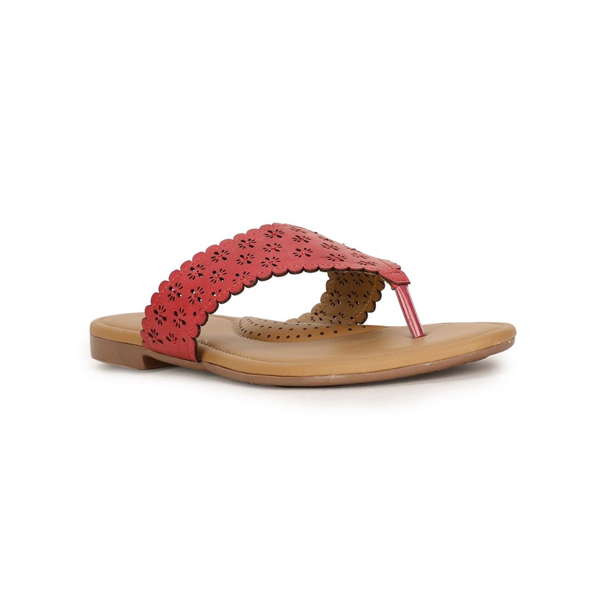 Bata ladies flat chappal hot sale