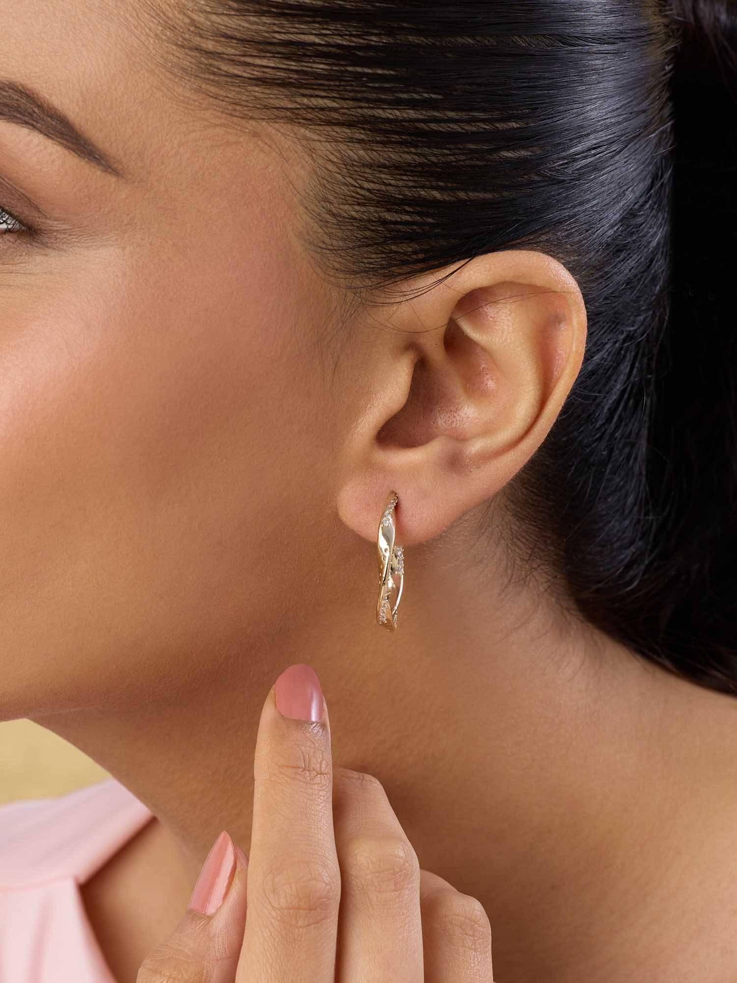 Indinoor Gold Faustine Everyday Hoops