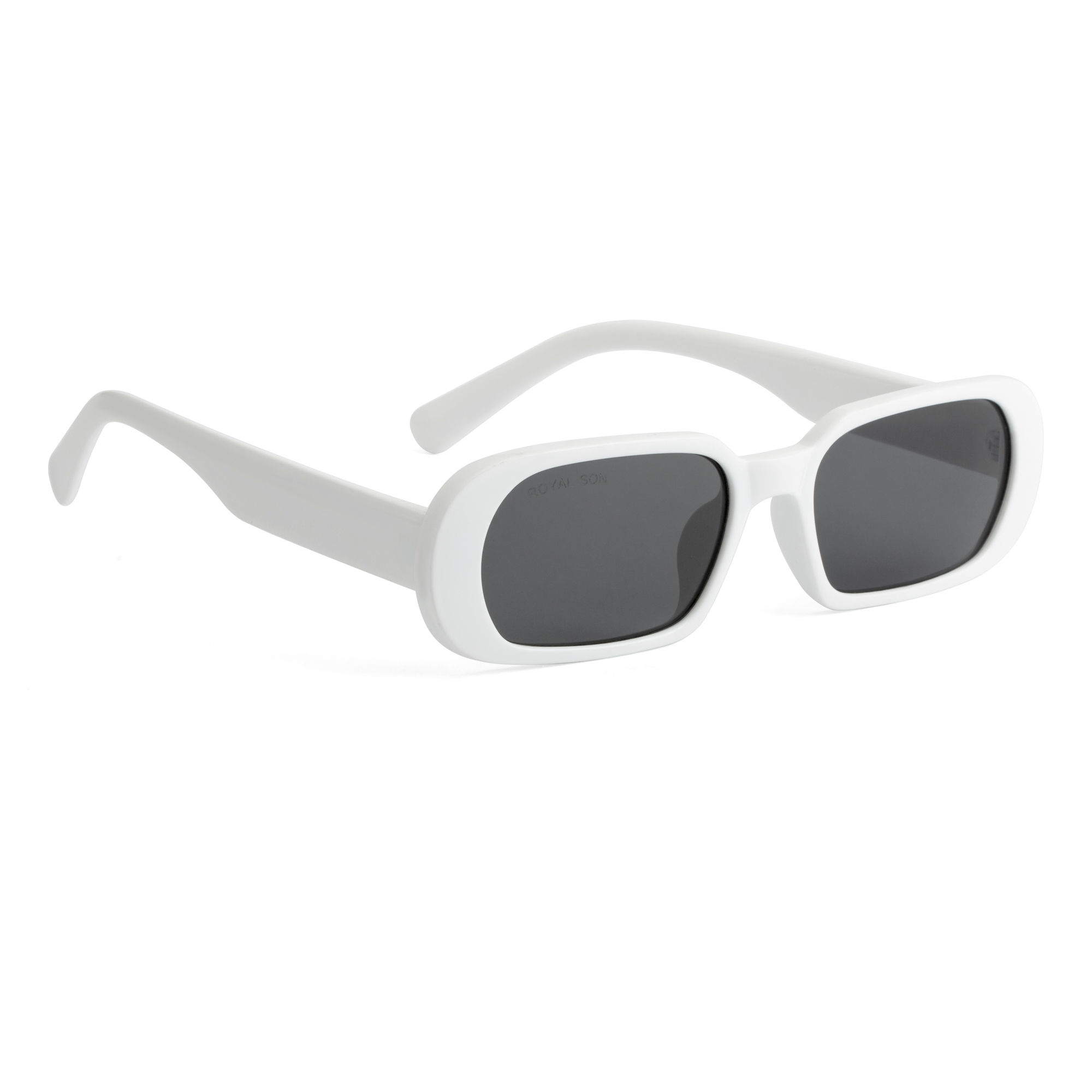 Royal Son Narrow Rectangle UV Protection Sunglasses For Women Sunglasses Black - CHIWM00120-C3