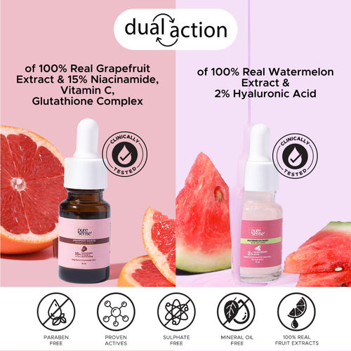 Buy PureSense Illuminating Grapefruit Radiant + Watermelon Face Serum Glow Kit Online Buy PureSense Illuminating Grapefruit Radiant + Watermelon Face Serum Glow Kit Online