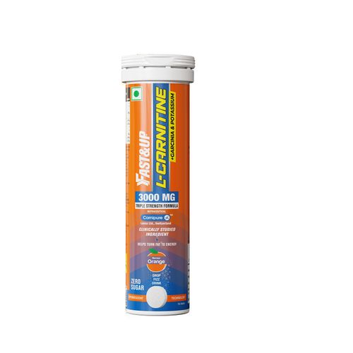 Buy Fast&Up Carnitine 3000Mg Effervescent Tablets - Orange Online