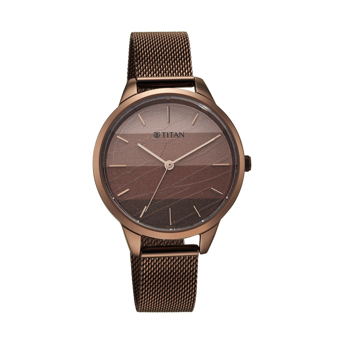 Buy Titan 2664QM01-Brown Dial Analog Watch for Women Online