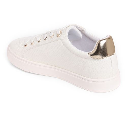 Aldo Women Lavie White Synthetic Casual Shoes (UK 2)
