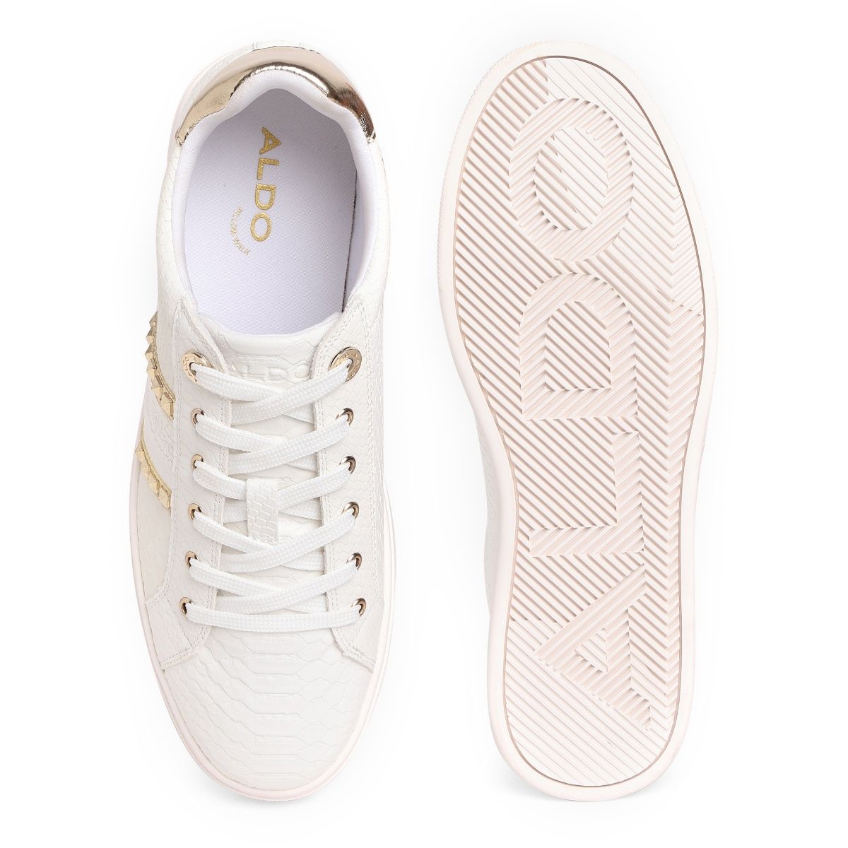 Buy Aldo Women Lavie White Synthetic Casual Shoes Online