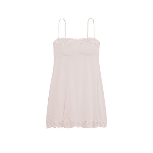 Buy Victoria's Secret Women Nude Modal Soft Lace Trim Slip Dress Online Buy Victoria's Secret Women Nude Modal Soft Lace Trim Slip Dress Online