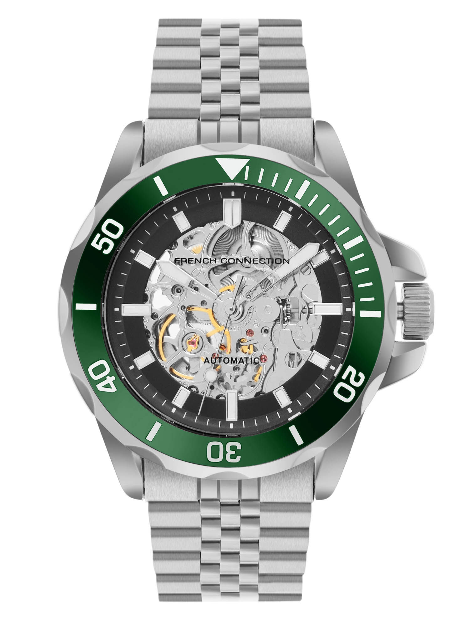 Buy French Connection Black Dial Automatic Watch for Men (Fca22Nsm