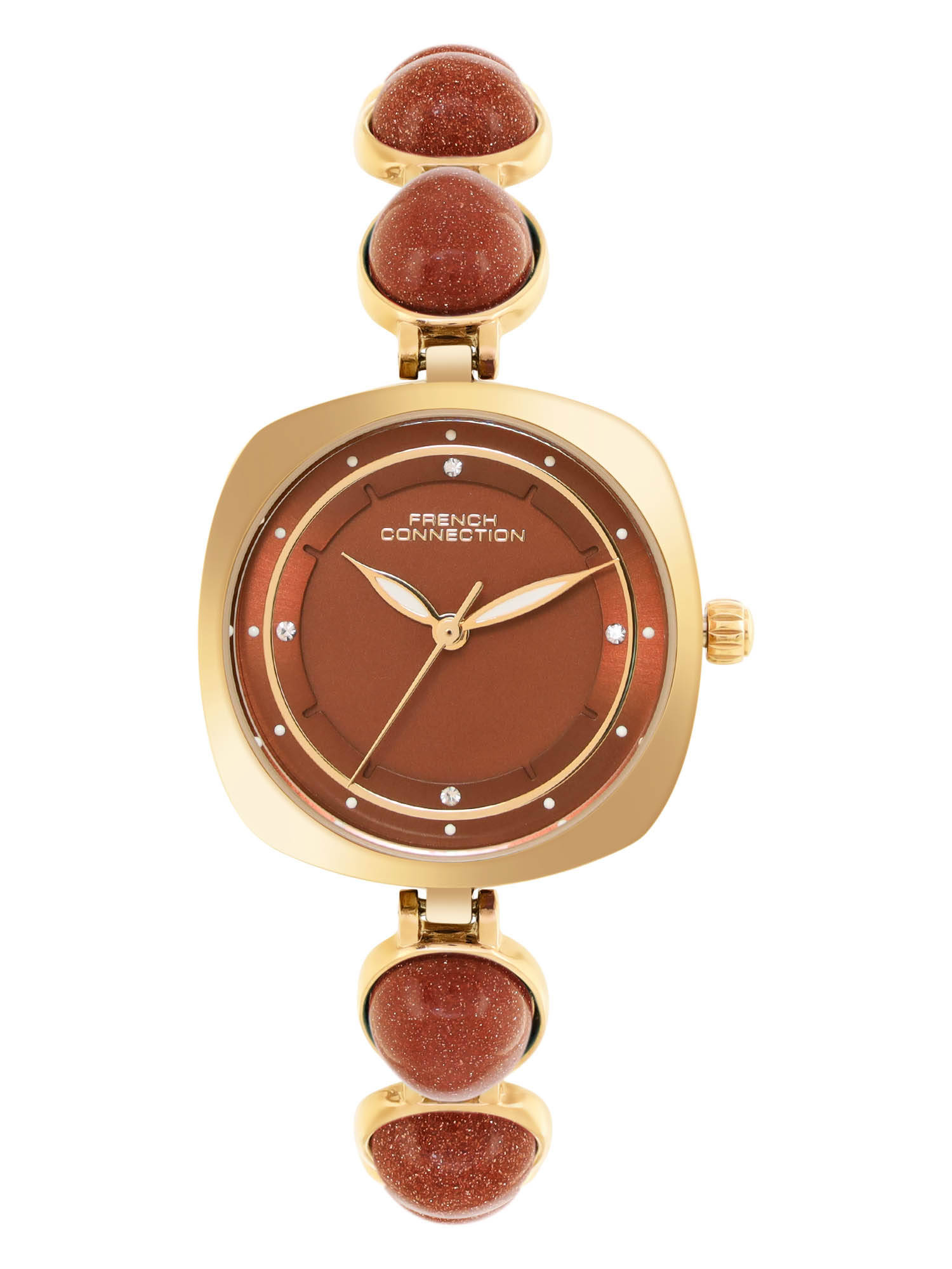 French Connection Brown Dial Analog Watch for Women (FCD2BGM)