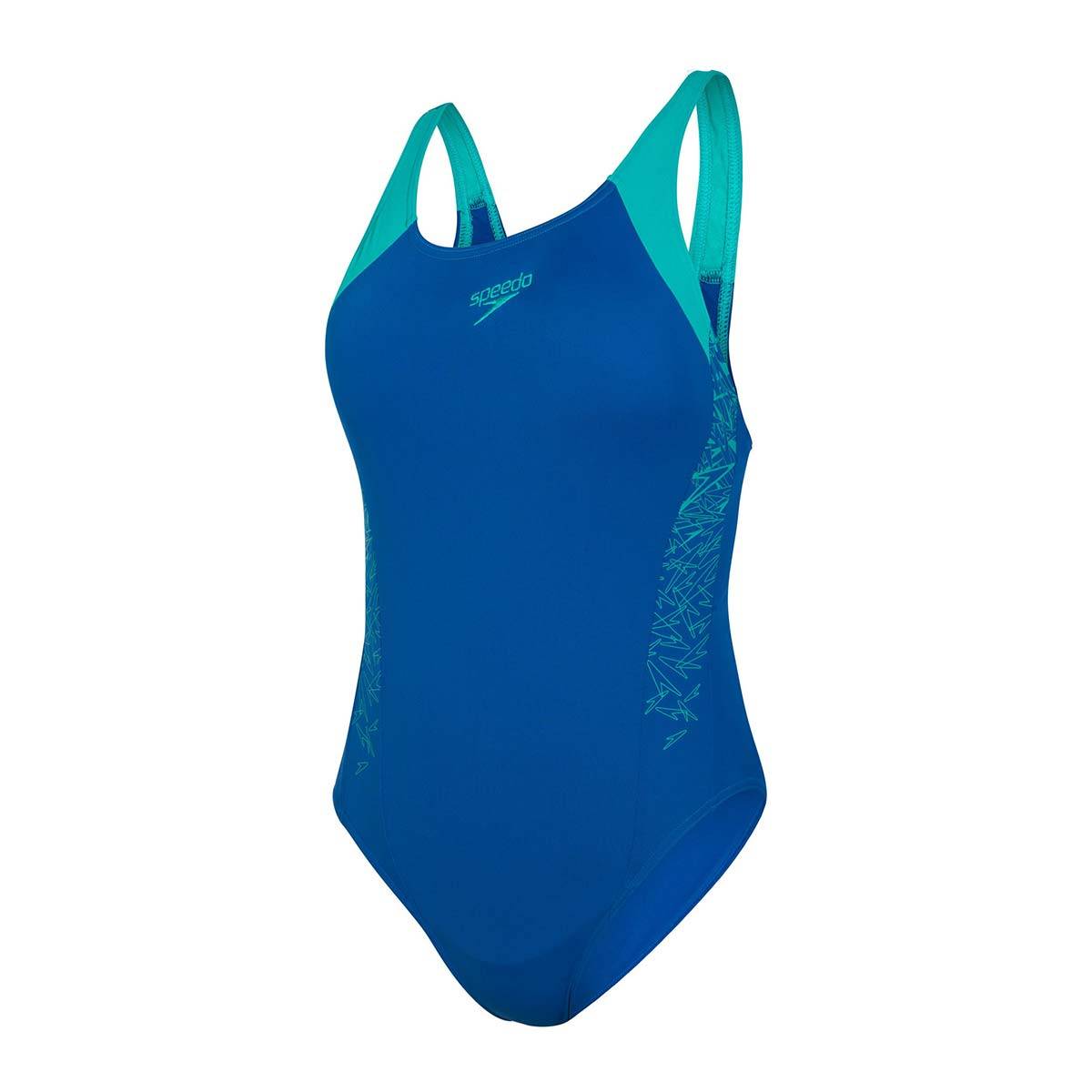 Speedo Combinaison Natation Fille Boom Splice - Endurance 10 - Dos Muscleback - Taille Haute