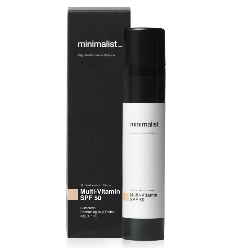 Minimalist Multi-vitamin SPF 50 PA ++++ Sunscreen For Complete Sun Protection: Buy Minimalist 