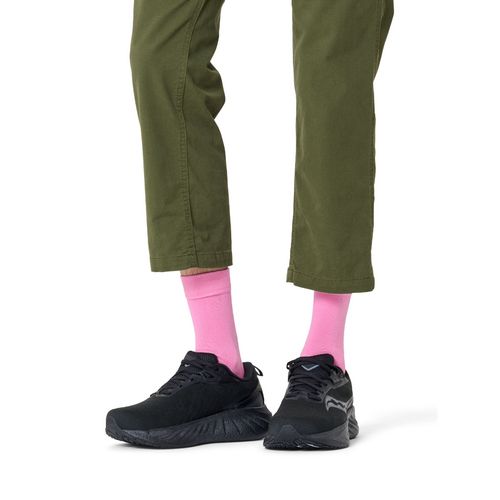 Buy Happy Socks Unisex Pink Solid 1/2 Crew Socks Online