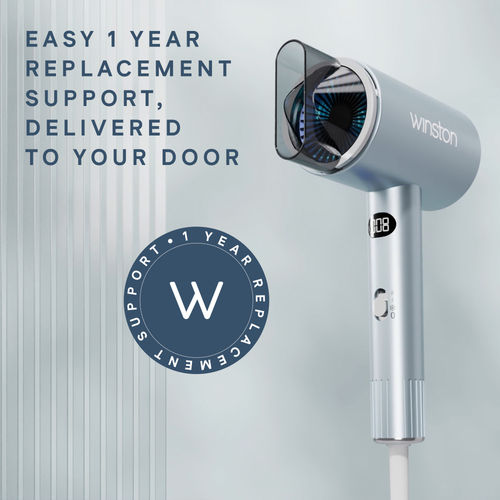 Winston Digital Smart Ionic Hair Dryer 2000 W Fast Drying with Led Display