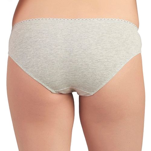 Buy SOIE Women's Solid Cotton Spandex Bikini Style Panty - Pack Of