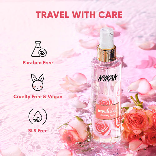 Buy Wanderlust Country Rose Floral Perfume Mist with Rose Lily