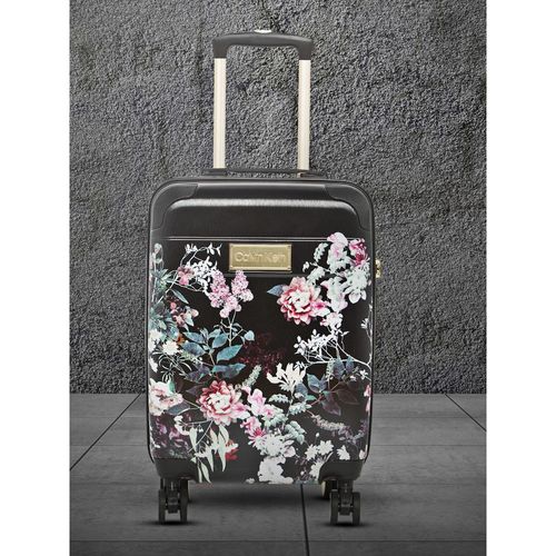 Calvin Klein MILLE HS Black Floral Color ABS Material Hard 20