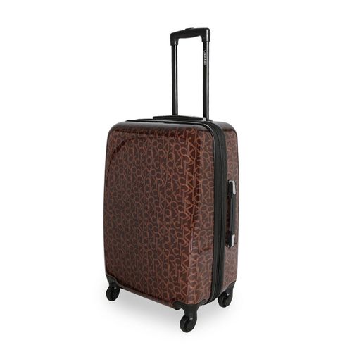 Buy Calvin Klein MONOGRAM Brown Color ABS Material Hard 24
