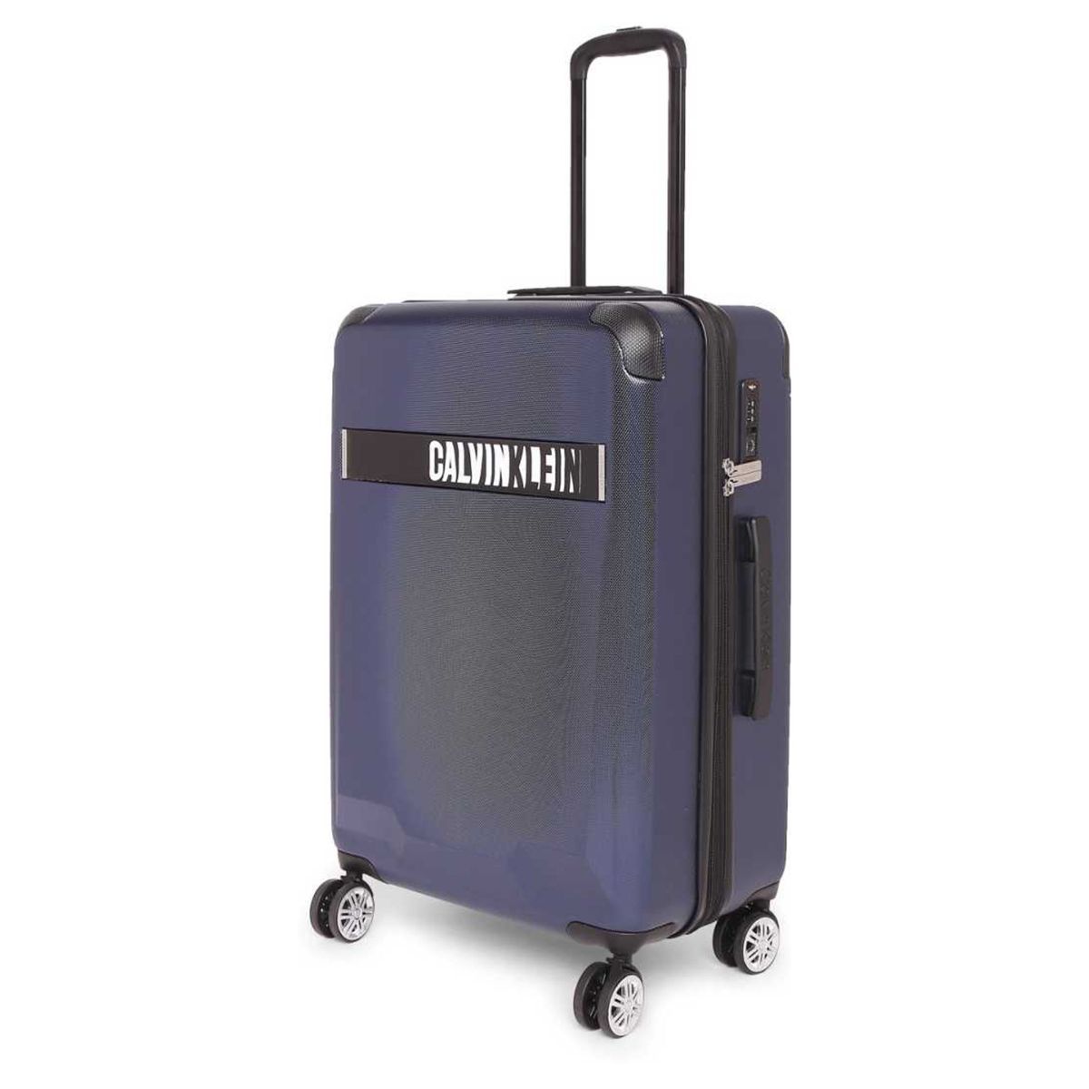 Calvin Klein Kimpton Hard Small Cabin Navy Blue Luggage Trolley (S