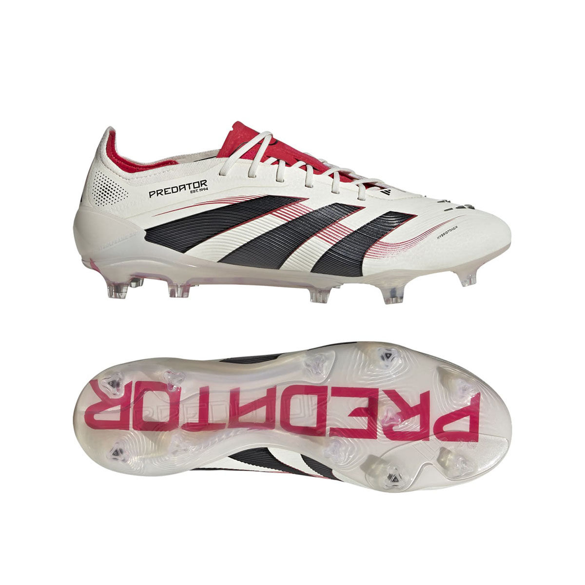 Buy adidas Predator Elite Fg Unisex White & Black Football Shoes