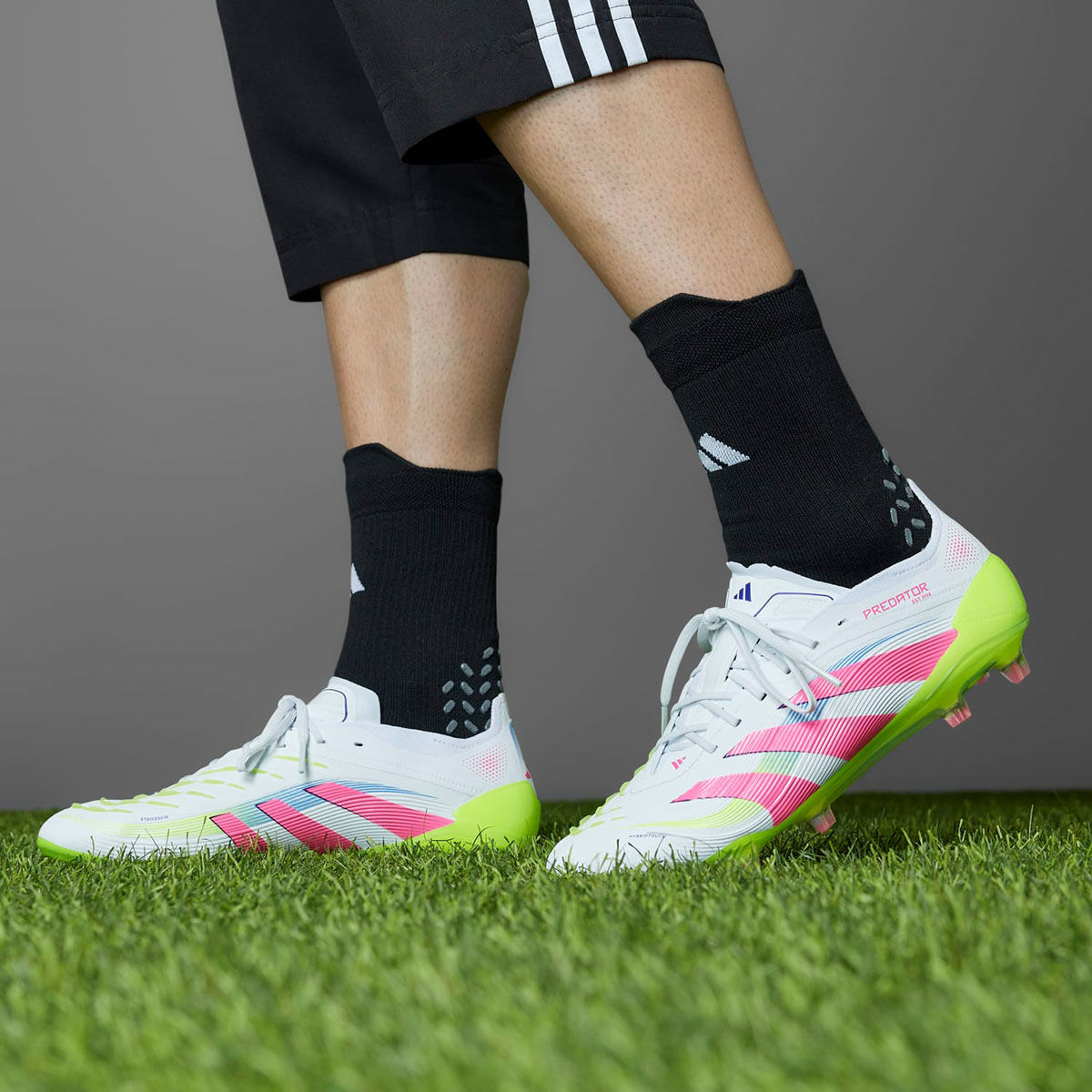 Buy adidas Predator Elite Fg Unisex White & Pink Football Shoes Online