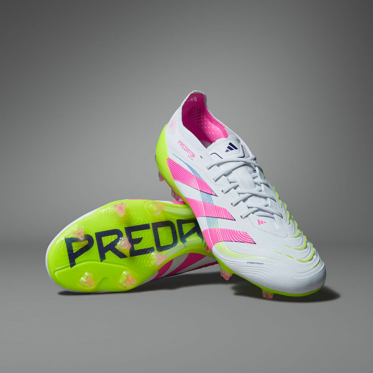 Buy adidas Predator Elite Fg Unisex White & Pink Football Shoes Online
