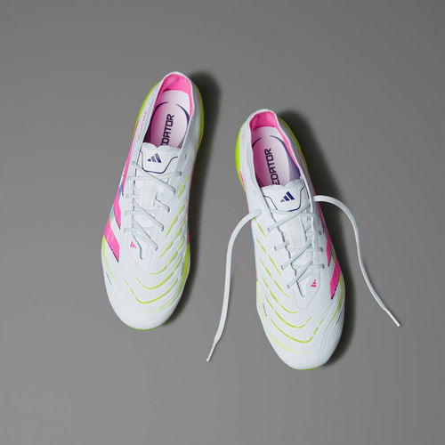 Buy adidas Predator Elite Fg Unisex White Pink Football Shoes Online