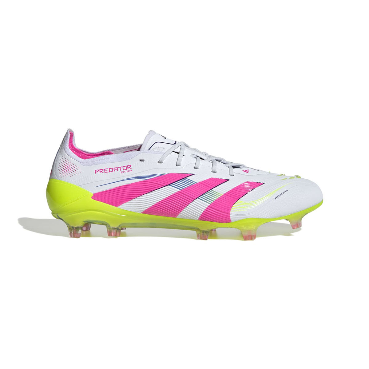 adidas Predator サッカーシューズ ホワイト/ピンク/イエロー Buy adidas Predator Elite Fg Unisex White & Pink Football Shoes Online