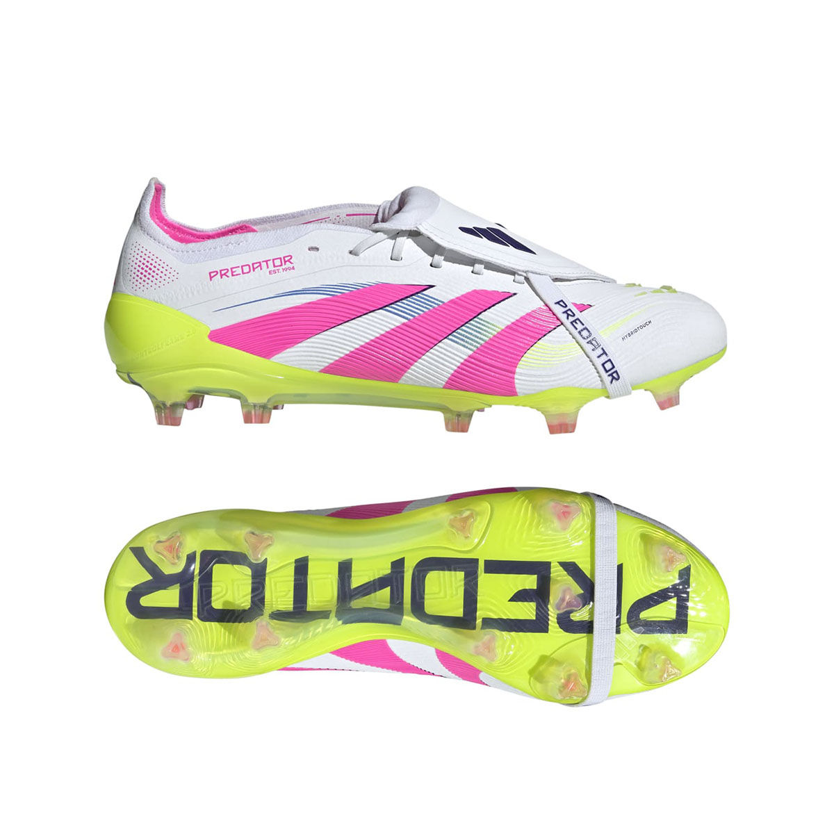 Buy adidas Predator Elite Ft Fg Unisex White & Pink Football Shoes