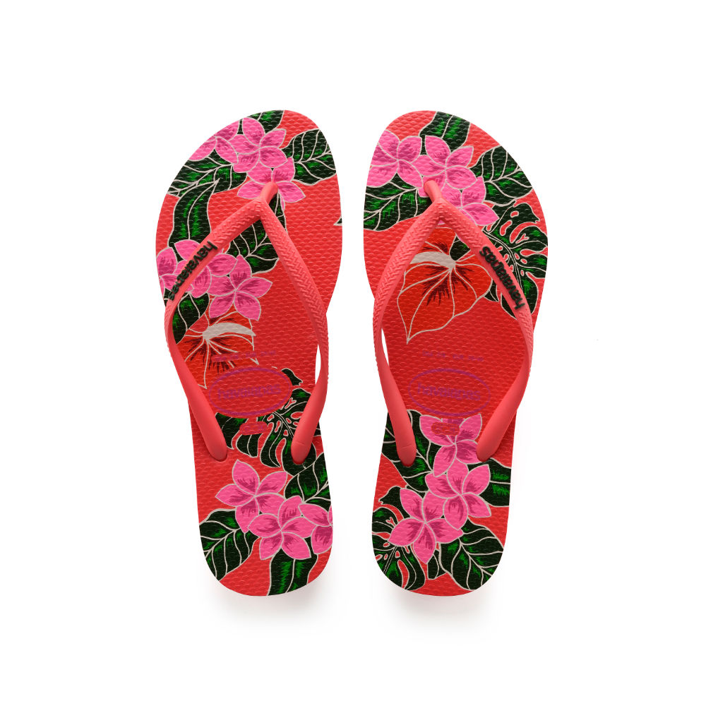 Havaianas Coral Sandalias Slim Floral FC Prep Flipflops EURO 35 36