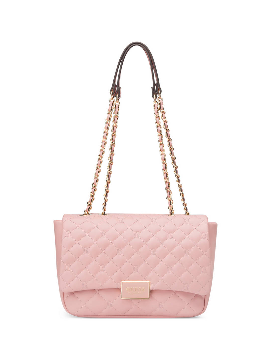 Guess Peony Quilted Gwyn Flap Crossbody Bag