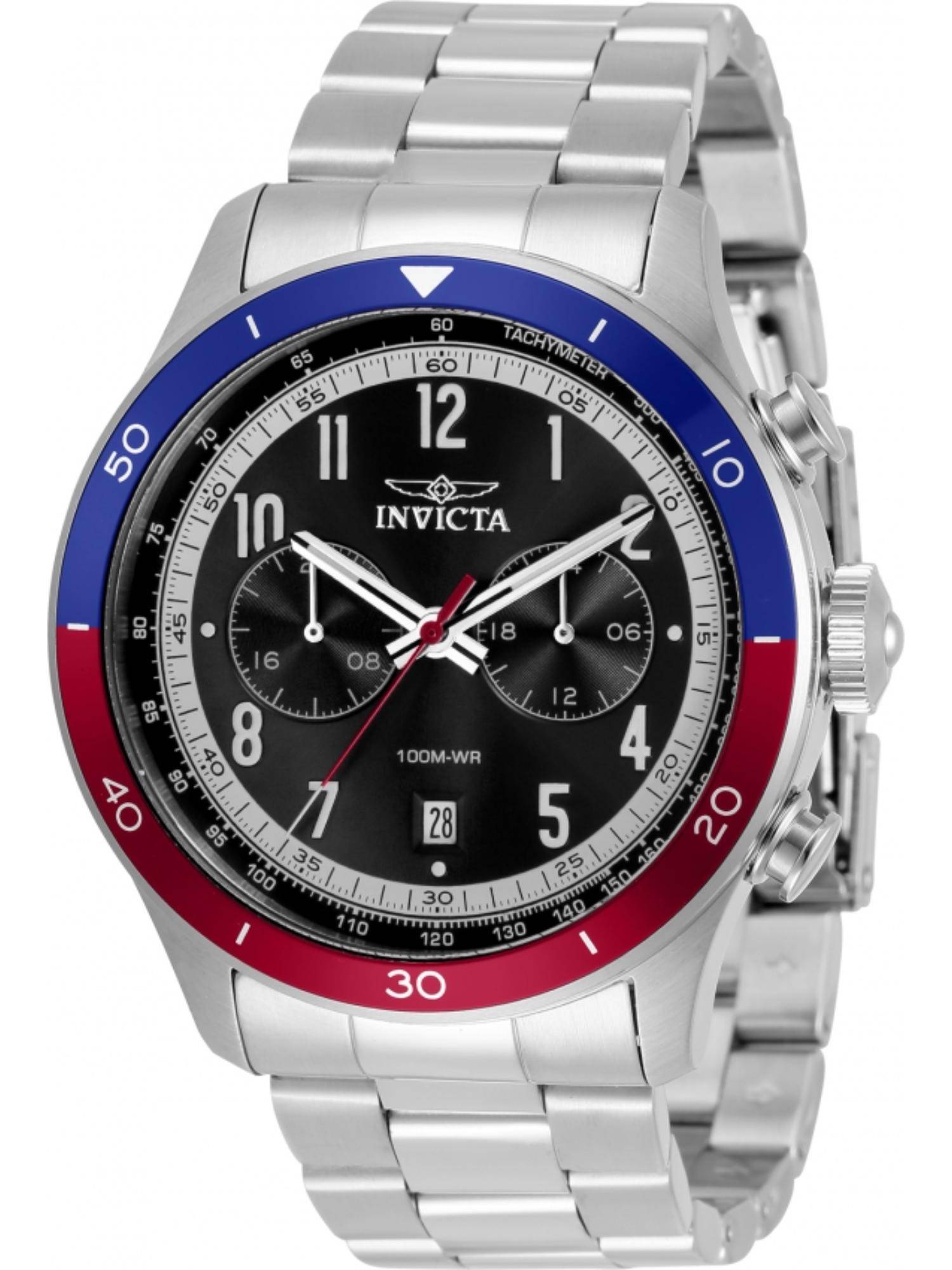 Invicta Speedway Quartz Black Dial Analog Watch For Men - 33964 (M)