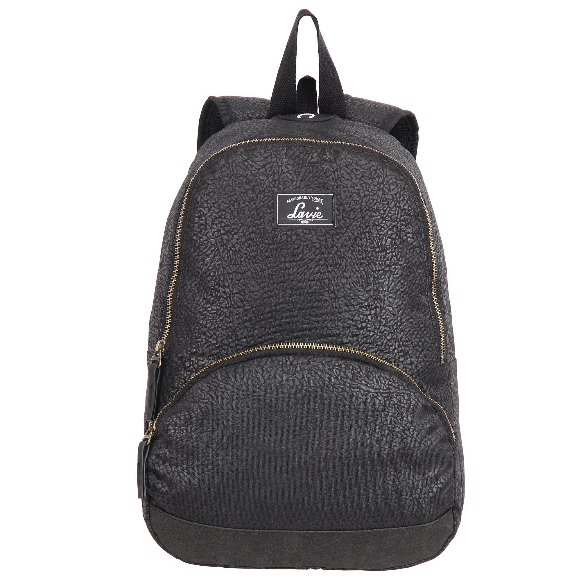 Buy Lavie Black Budapest Backpack School Bag Online