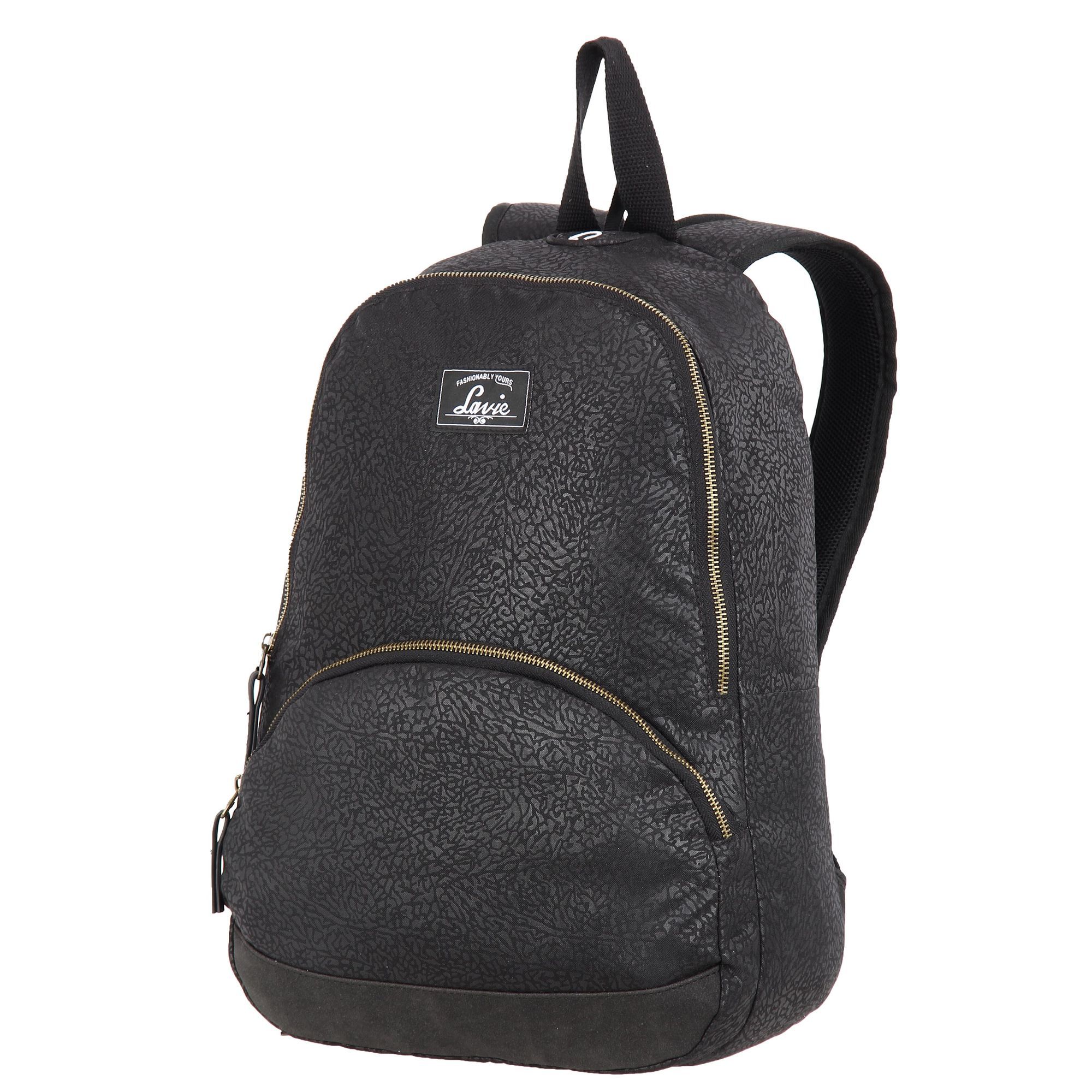 Lavie Black Budapest Backpack School Bag Buy Lavie Black Budapest