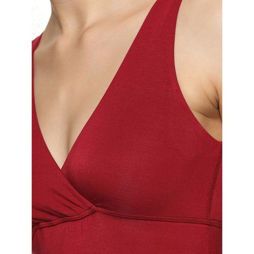 Buy Tailor and Circus Puresoft Anti - Bacterial Beechwood Modal Maternity  Bra- Red Online