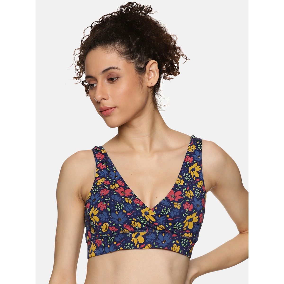 Tailor and Circus Sports Bra : Buy Tailor and Circus Puresoft Anti -  Bacterial Beechwood Modal Lounge Bra - Multi-color Online