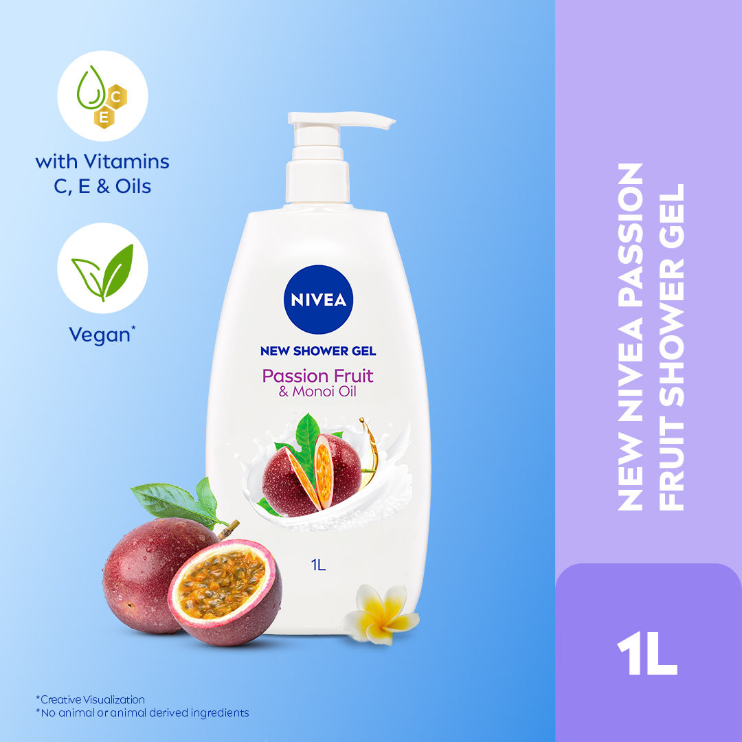 Buy NIVEA Passion fruit & Monoi Oil Body Wash Online