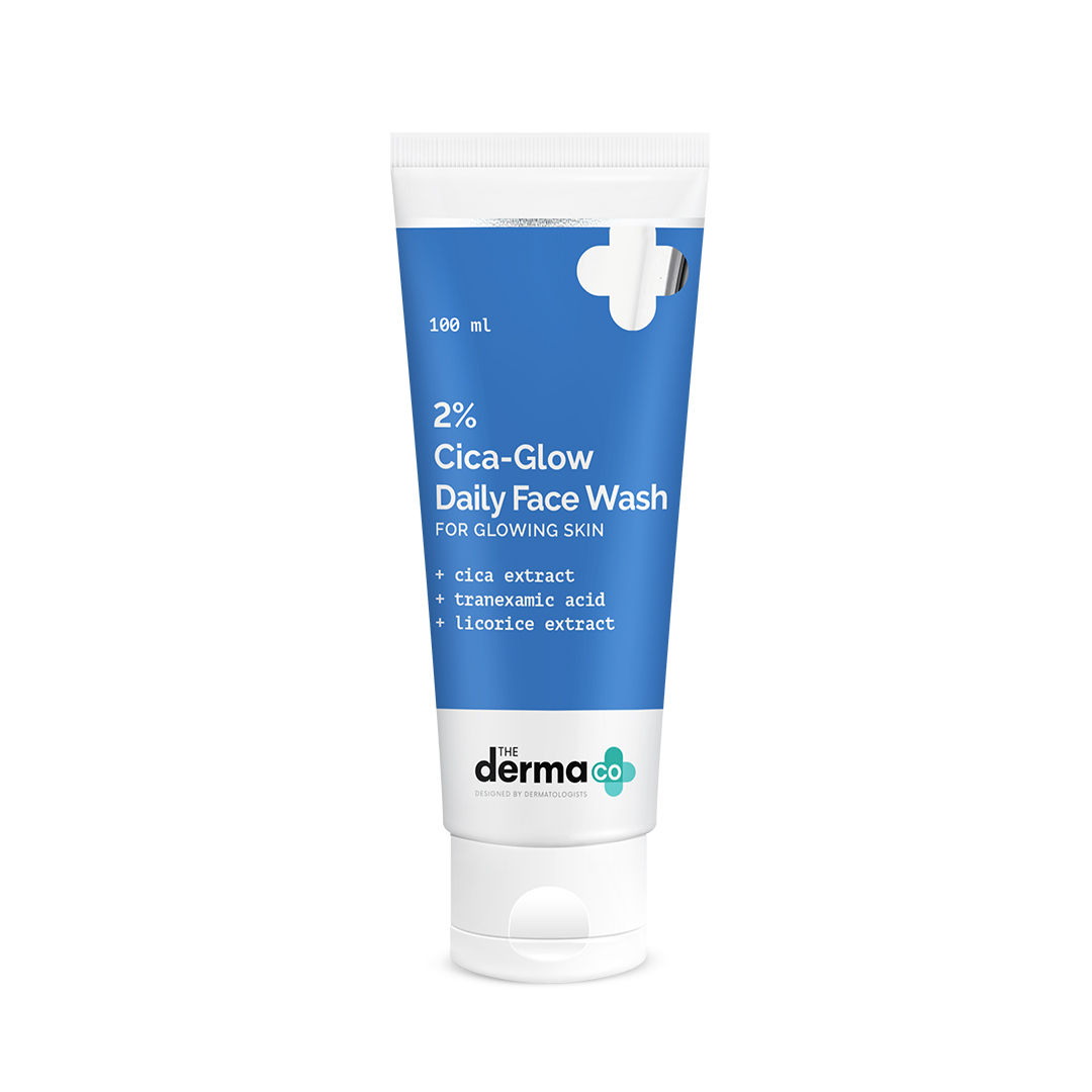 The Derma Co. 2% Cica-glow Face Wash With Tranexamic Acid & Licorice Extract For Glowing Skin
