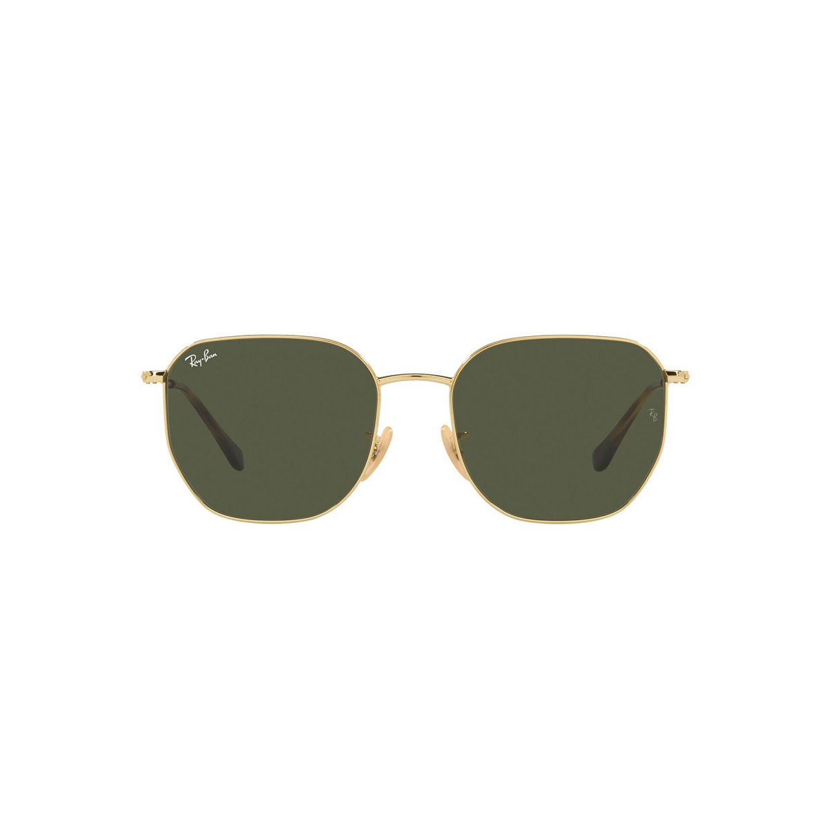 Ray-Ban Black On Gold Sunglasses | Glasses.com® | Free Shipping