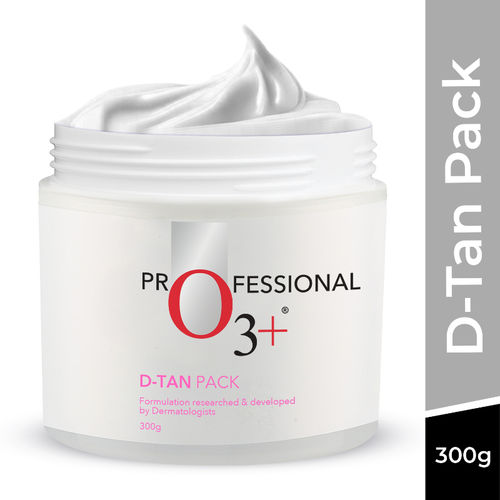 O3+ D -TAN Face Pack for Tan Removal & Glowing Skin - Detan Mask for All Skin Types