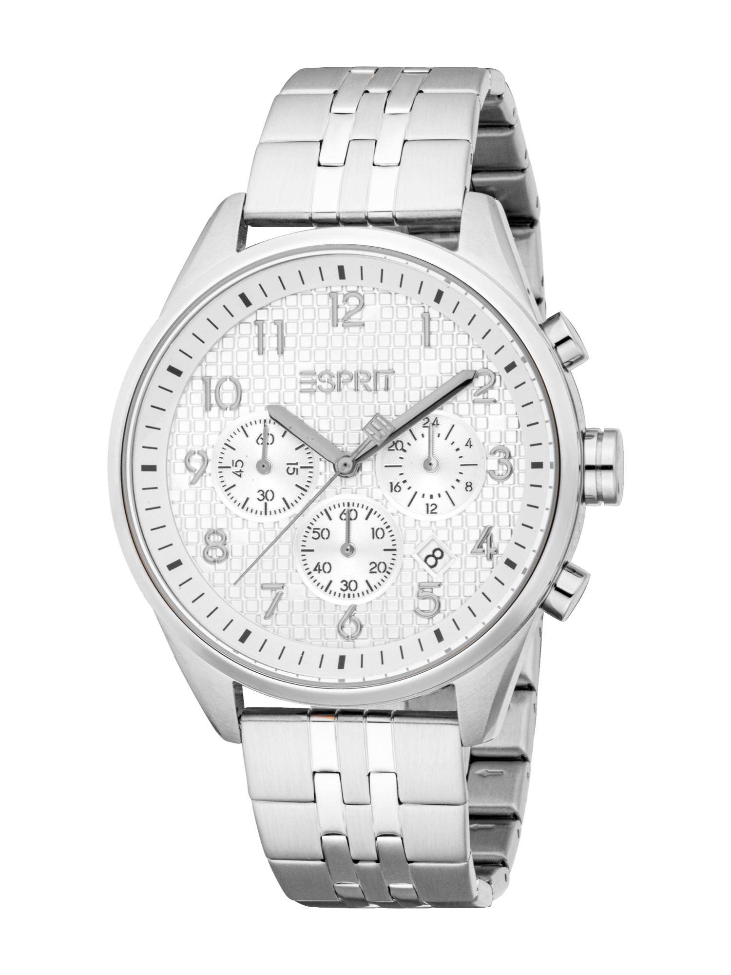Esprit Men Theo Silver Round Dial Analog Watch - ES1G491M0045 (M)