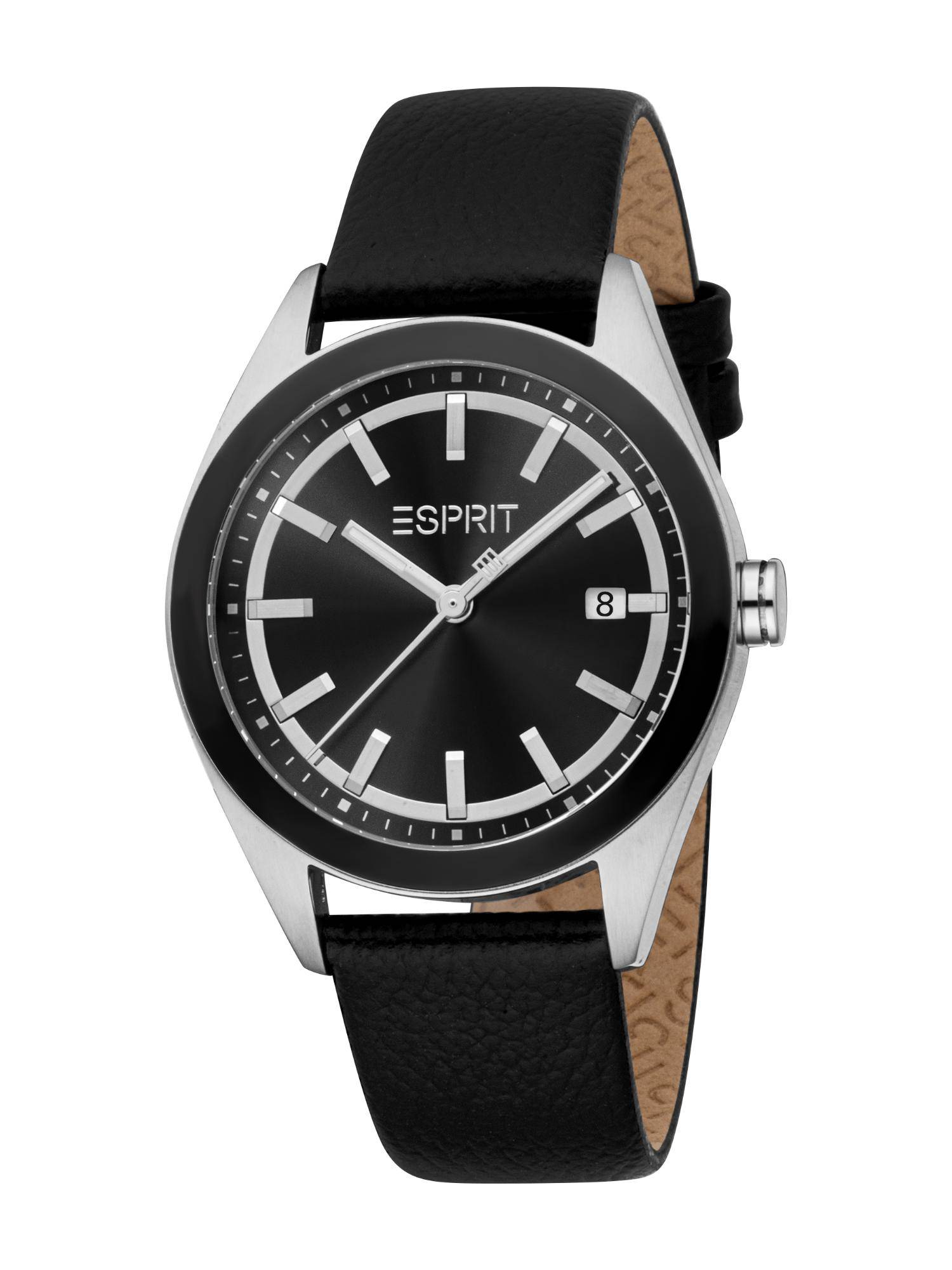 Esprit Men Logan Black Round Dial Analog Watch - ES1G526L0015 (M)
