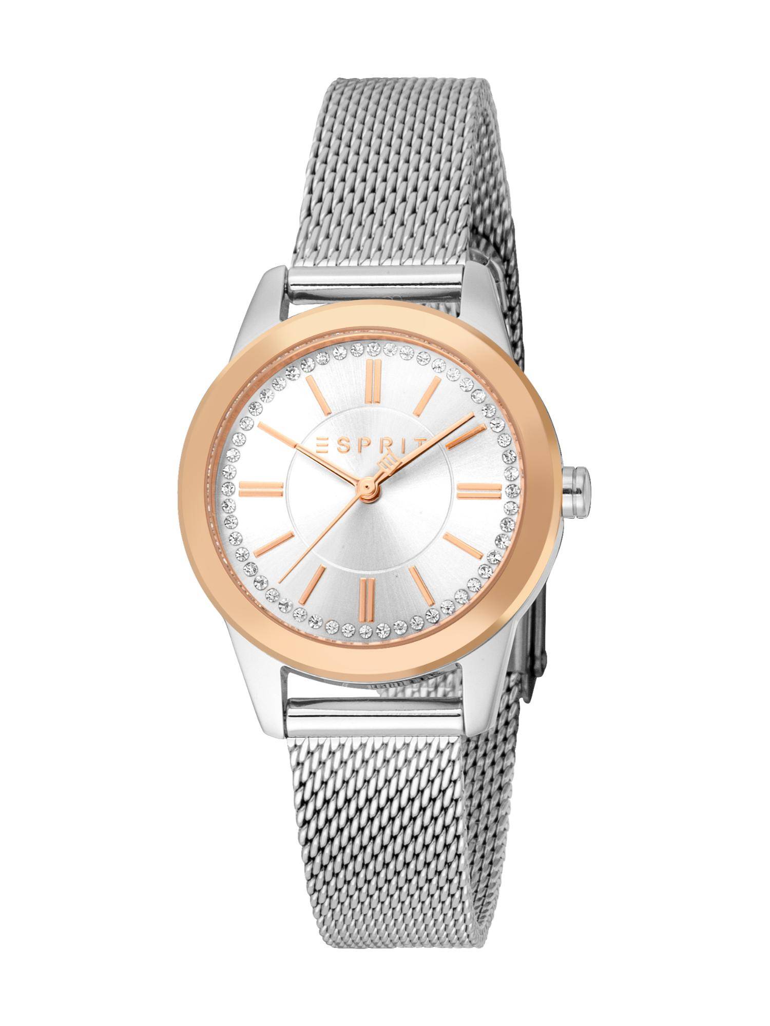 Esprit Women Liora Silver Round Dial Analog Watch - ES1L370M0165 (M)