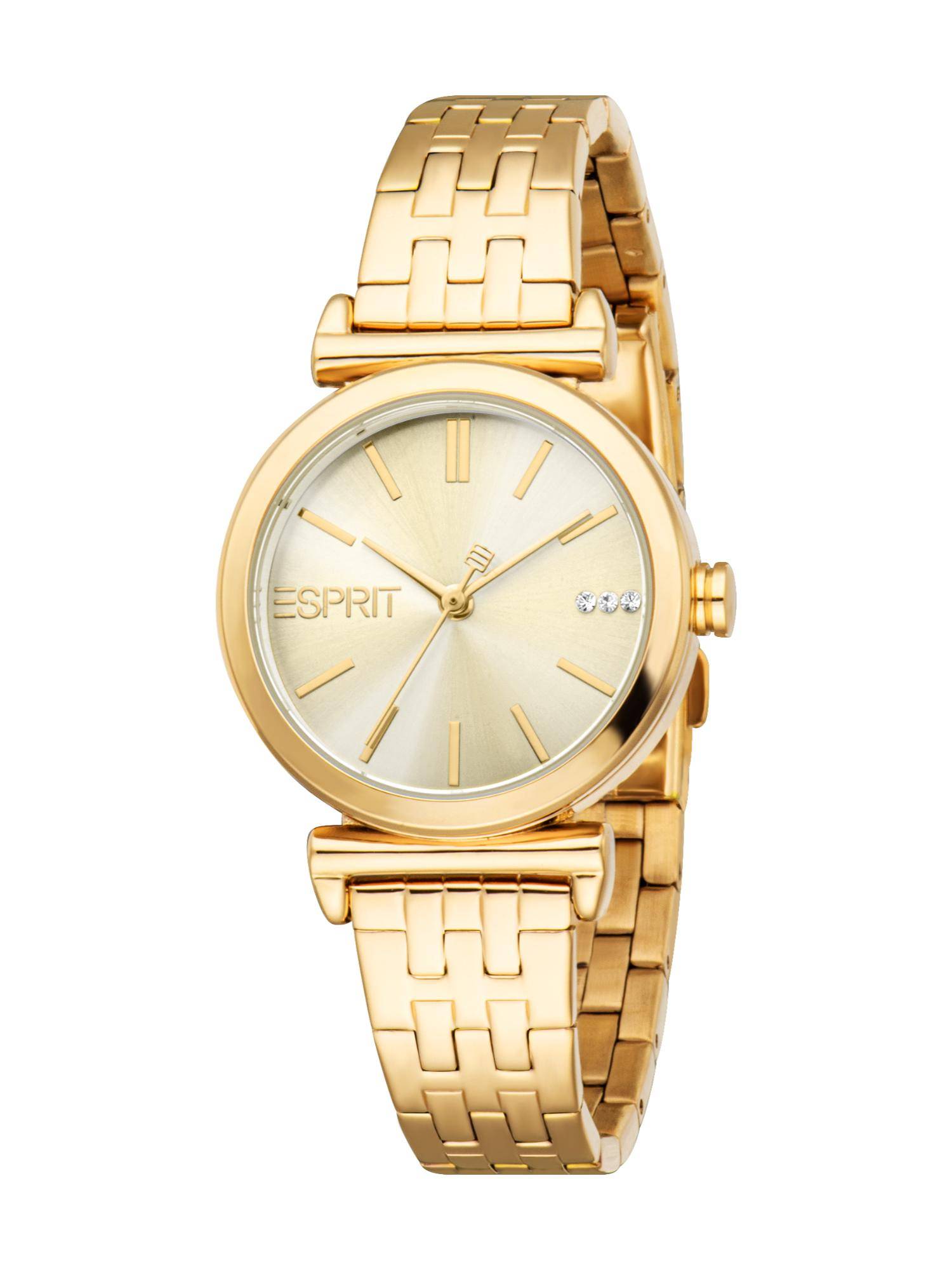 Esprit Women Cora Yellow Round Dial Analog Watch - ES1L505M0045 (M)