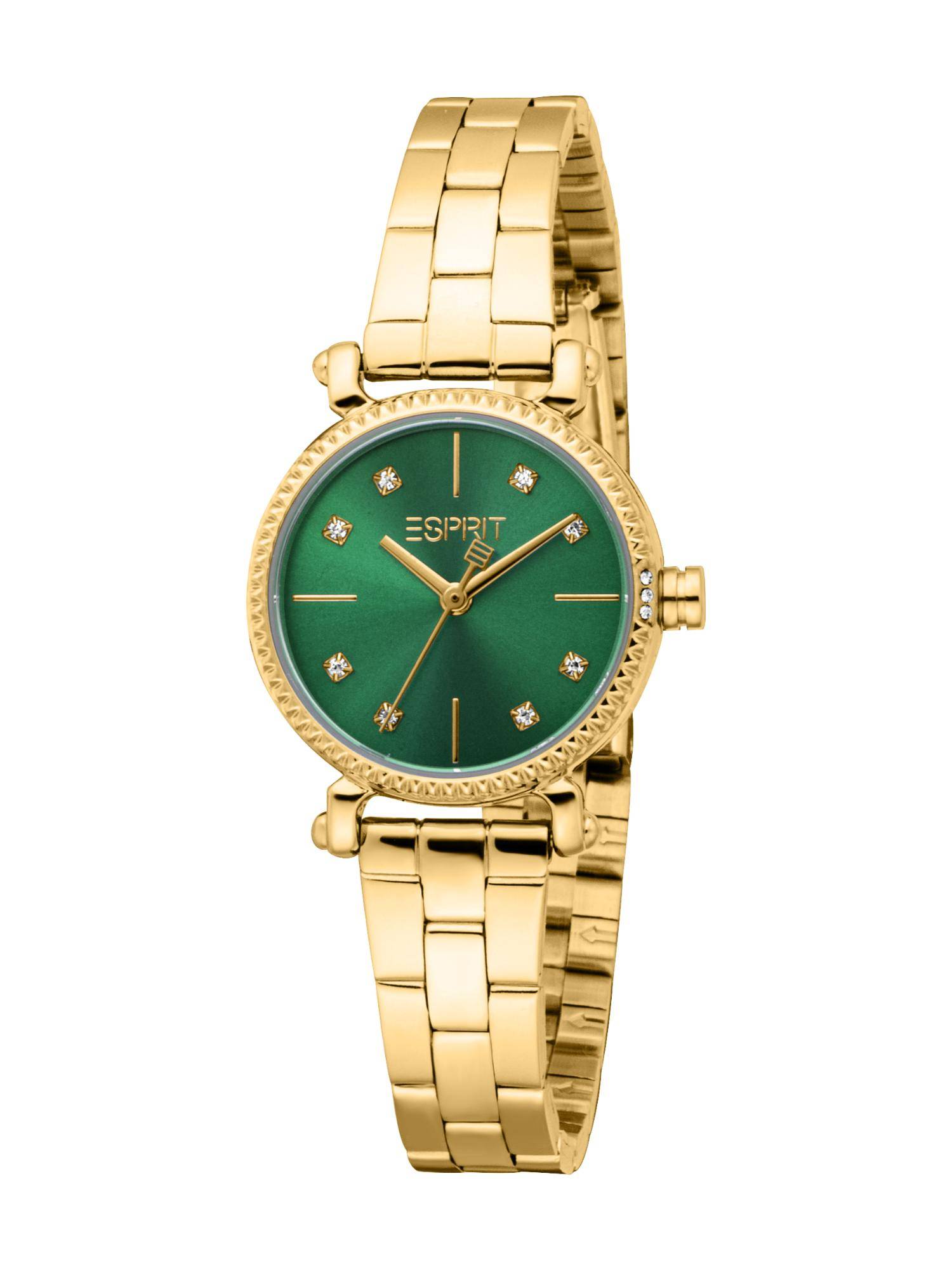 Buy Esprit Women Melina Green Round Dial Analog Watch