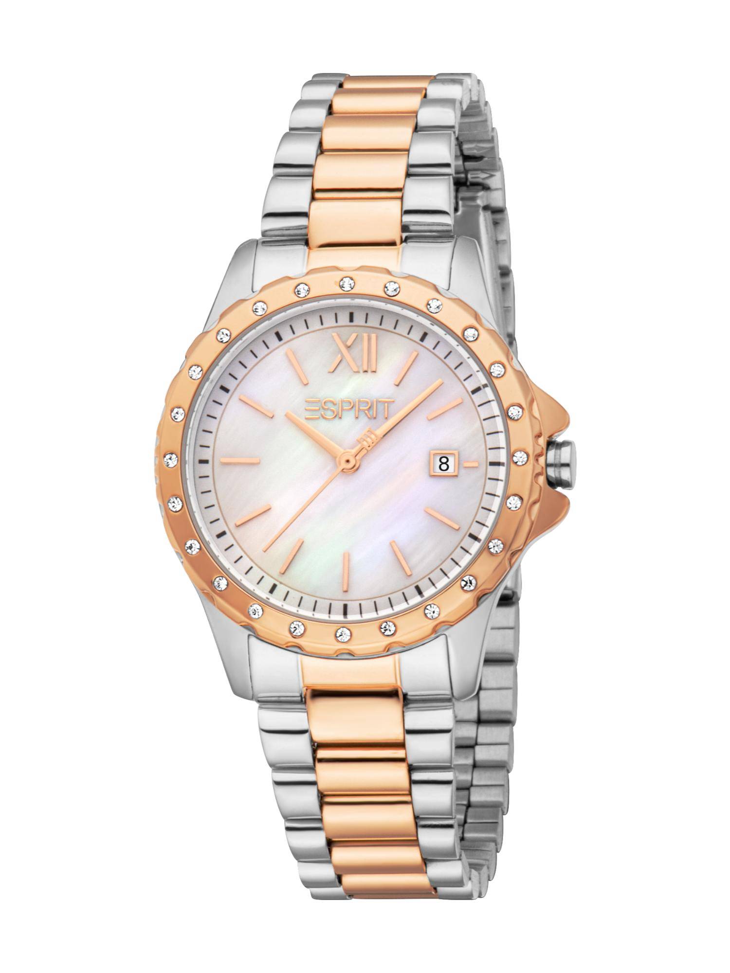 Esprit Women Uma S White Round Dial Analog Watch - ES1L522M0085 (M)