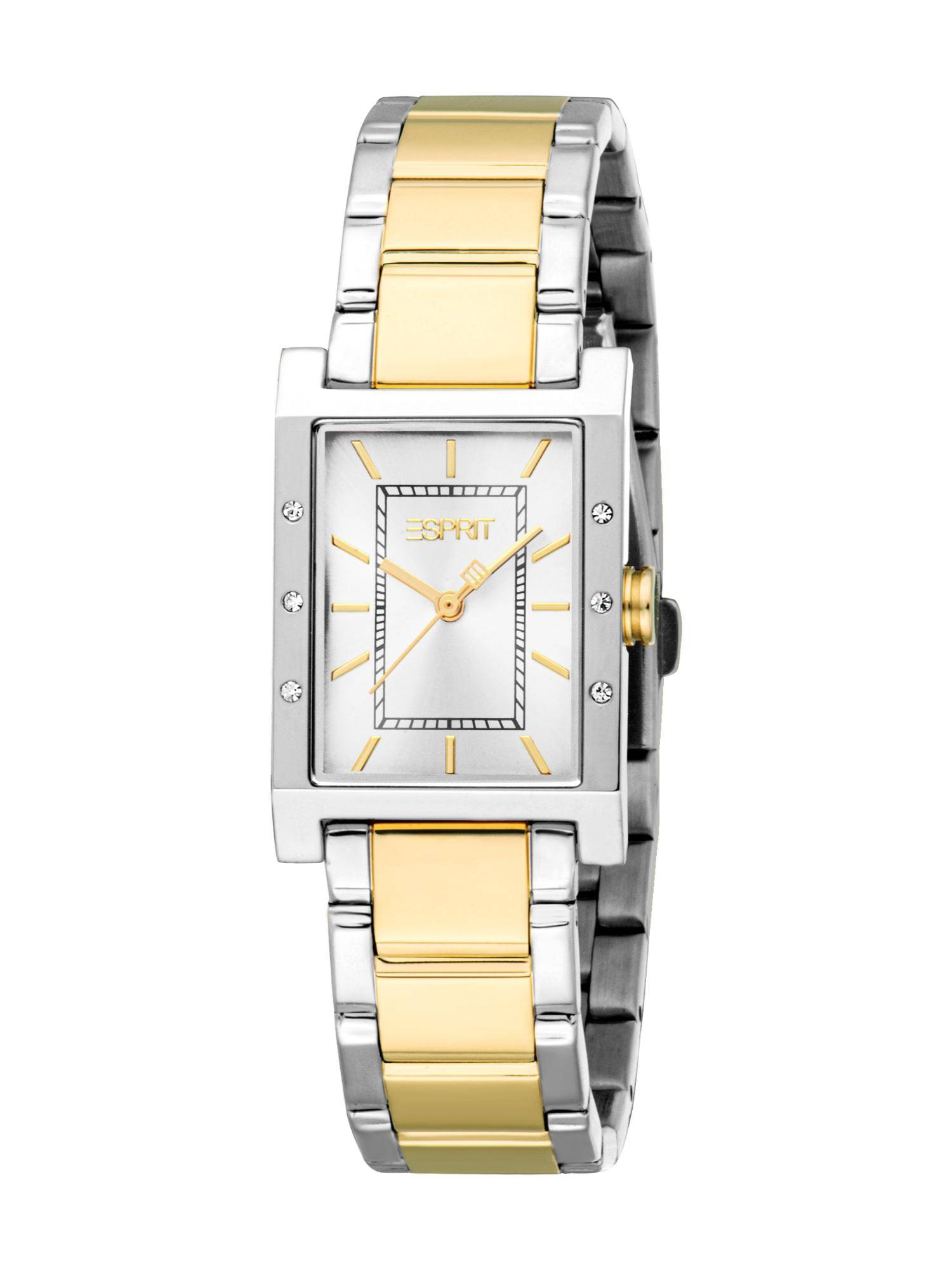 Esprit Women Rhea Silver Rectangular Dial Analog Watch - ES1L544M0065 (M)