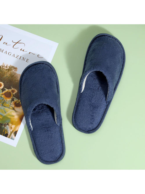Drunken Men Blue Room Slippers